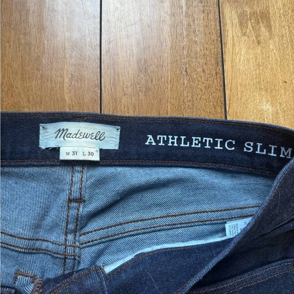 Madewell Men's Dark Blue Slim Jeans 31x30 - Picture 3 of 5